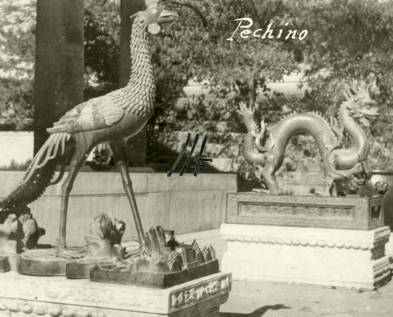 Sculture storiche a Pechino, la capitale della Cina (Trentoincina 1932)